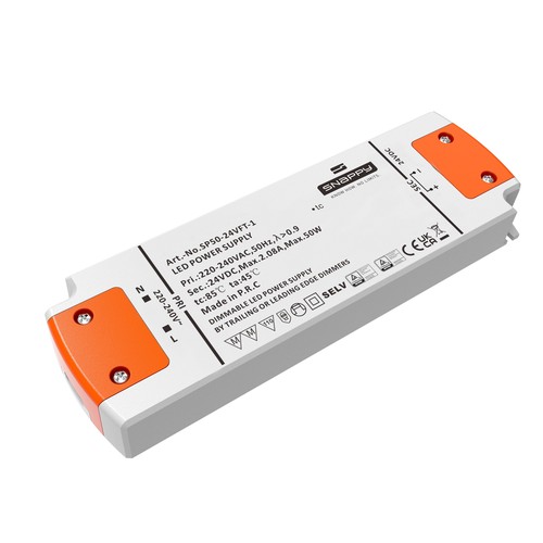Snappy 50W / 24V DC dimbare voeding - 2.08A, IP20 binnenshuis