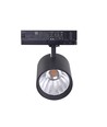 30W 3-fase RA90 spanningsrailspot - 175 lm/W, 38 graden, Zwart