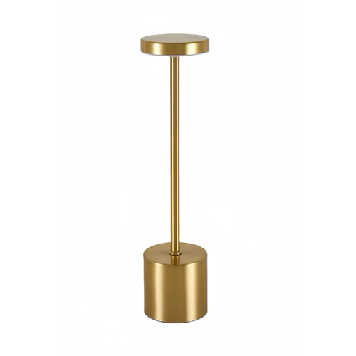 Oplaadbare LED tafellamp - Goud, touch dimbaar, CCT, IP20