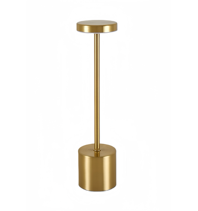 Oplaadbare LED tafellamp - Goud, touch dimbaar, CCT, IP20