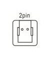 9W GR8q 2-pins LED-compactlamp - 2D-fitting