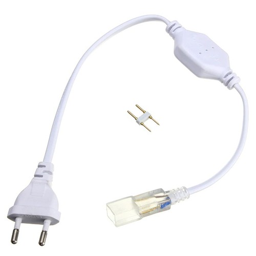 Stekker voor 230V groeiledstrip - Inclusief eindkap, 230V