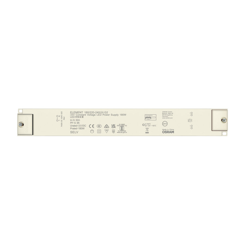 OSRAM 180W / 12V DC voeding - 15A, IP20 binnen