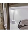 Oplaadbare LED tafellamp - Wit, touch dimbaar, CCT, IP20