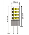 GY6.35 3W dimbare LED-lamp - 12V AC/DC