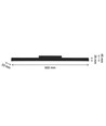 Spectrum SHIFT LED-rails 17W - Zwart, RA90, 60 cm