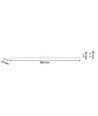 22W RA90 SHIFT lichtrail - Wit, 90 cm