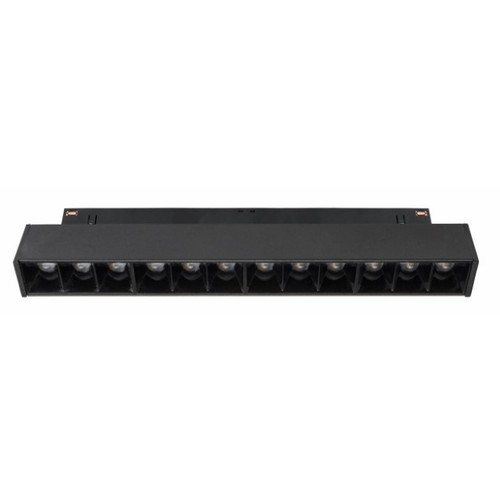 12W RA90 SHIFT Grid - 20 cm, zwart, UGR19