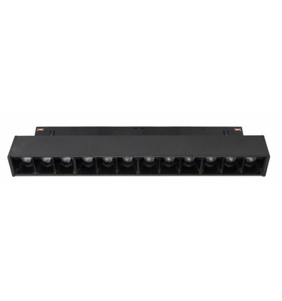 12W RA90 SHIFT Grid - 20 cm, zwart, UGR19