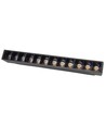12W RA90 SHIFT Grid - 20 cm, zwart, UGR19