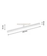 12W RA90 SHIFT Beam - 40 cm, Wit