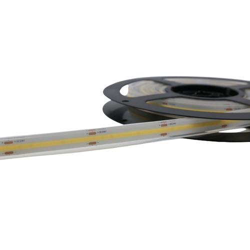 5m 12W/m Waterdichte COB-strip - 24V DC, IP68, 480 LED's per meter, COB LED