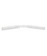 Spectrum SHIFT flexibele connector voor rails - Wit