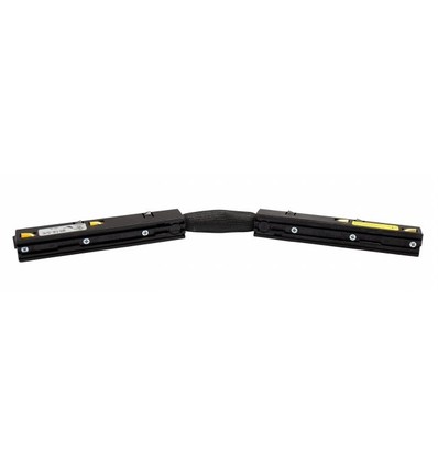 Spectrum SHIFT flexibele connector voor rails - Zwart