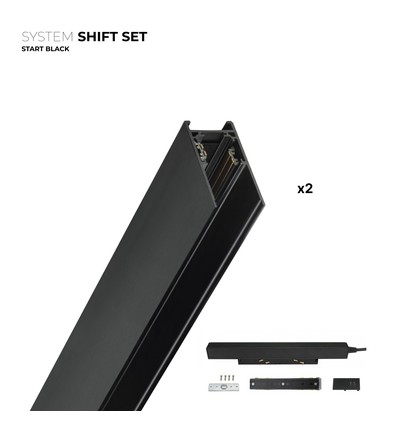 SHIFT starterset - 2 meter compleet, zwart