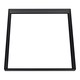 Frame voor 60x60 LED-paneel, zwart - Snelle schroefloze montage, zwarte rand