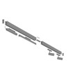 SHIFT 2x spot + spanningsrail set - 2 meter compleet + spots en basisverlichting, Zwart