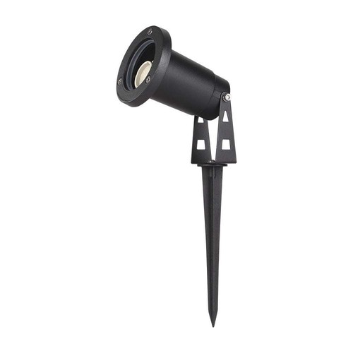V-Tac mini tuinsteker - GU10, IP65, Zwart, zonder lichtbron