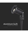 V-Tac mini tuinsteker - GU10, IP65, Zwart, zonder lichtbron
