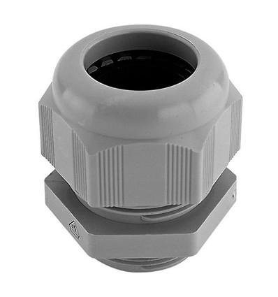Kabelwartel voor IP65 armatuur - Met rubberen ring en trekontlasting, 16mm