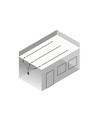 Troldtekt-rail 60 cm voor LED-strips - Verzonken, verlengbaar