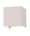 5W LED wandlamp - IP65 buiten, wit, vierkant, verstelbare stralingshoek, incl. lichtbron