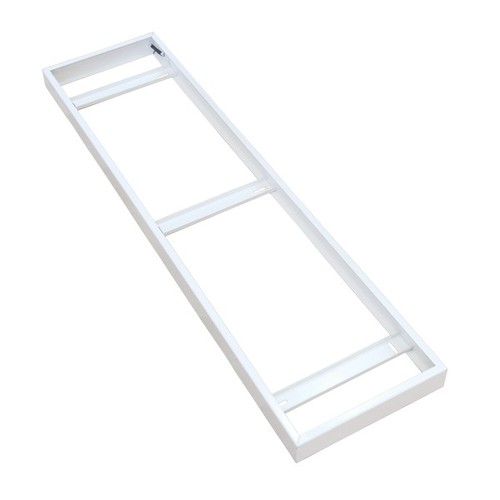 Frame voor 120x30 LED-paneel - Geleverd als geheel, witte rand