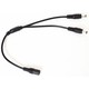 DC-kabel splitter - Voor LED-strips, 5V-48V, zwart