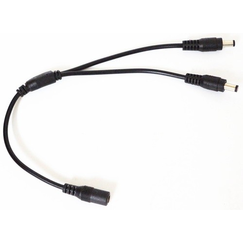 DC-kabel splitter - Voor LED-strips, 5V-48V, zwart
