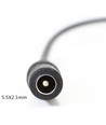 DC-kabel splitter - Voor LED-strips, 5V-48V, zwart