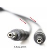 DC-kabel splitter - Voor LED-strips, 5V-48V, zwart