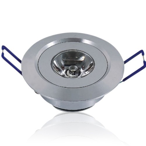 1,5W Ø5,2cm liftspot - Gat: Ø4,2 cm, Afmetingen: Ø5,2 cm, 25° stralingshoek, 2m snoer