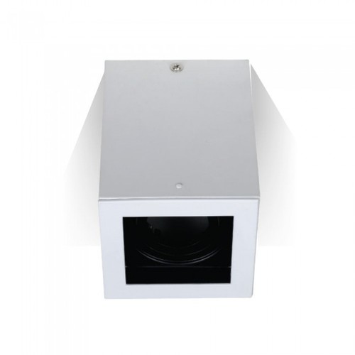 Plafondlamp GU10 - IP20, vierkant, wit, zonder lichtbron