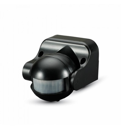 Bewegingssensor - IP44 buiten, LED-vriendelijk, zwart, PIR infrarood