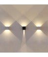 5W LED wandlamp - IP65 buiten, vierkant, verstelbare stralingshoek, zwart, incl. lichtbron