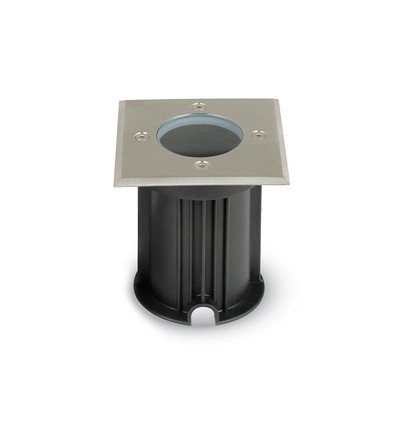 V-Tac inbouwspot - Vierkant, roestvrij staal, GU10 fitting