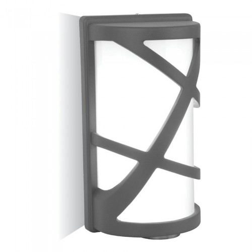E27 Wandlamp - IP54 buiten, grijs, zonder lichtbron