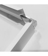 Frame voor 120x30 LED-paneel - Snelle schroefloze montage, witte rand