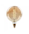 E27 8W dimbare LED reuzen globe lamp - Ø20 cm, Kooldraad, extra warm wit, 2000K