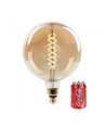 E27 8W dimbare LED reuzen globe lamp - Ø20 cm, Kooldraad, extra warm wit, 2000K