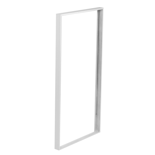 Frame voor 60x30 LED-paneel - Snelle schroefloze montage, witte rand
