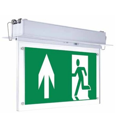 V-Tac plafond-/inbouw LED nooduitgangsbord - 2W, Samsung LED-chip