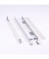 Frame voor 60x60 LED-paneel - Snel te monteren, zonder zichtbare schroeven, witte rand