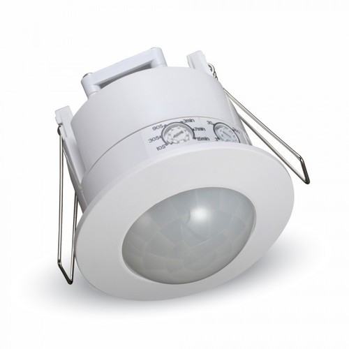 V-Tac bewegingssensor voor inbouw - LED-vriendelijk, wit, PIR infrarood, IP20 voor binnen