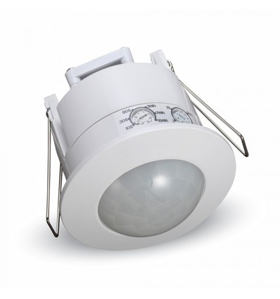 V-Tac bewegingssensor voor inbouw - LED-vriendelijk, wit, PIR infrarood, IP20 voor binnen