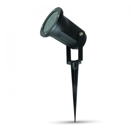 Tuinprikspot - GU10, IP44, Zwart, werklamp, zonder lichtbron