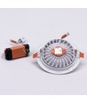 20W Ø17cm LED-spot - Zaagmaat: Ø14,5 cm, Afmetingen: Ø17 cm, 3 cm hoog, Samsung LED-chip