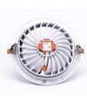 30W Ø22,5cm LED spotlight - Zaaggat: Ø19,5 cm, Afmetingen: Ø22,5 cm, 3 cm hoog, Samsung LED chip