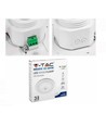 12W LED-sensorlamp - IP20 binnen, Samsung LED-chip, PIR-sensor, incl. lichtbron