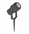 V-Tac 12W LED tuinscheenlamp - Zwart, met grondpen, IP65, 230V